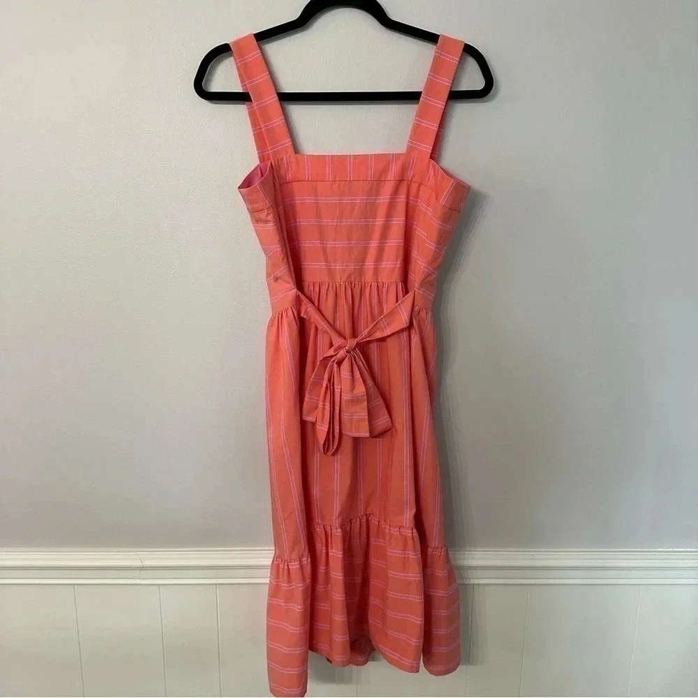 Gal Meets Glam Ariel Pink Stripe Dress with Square Neckline Size US 8 GUC - Picture 10 of 10